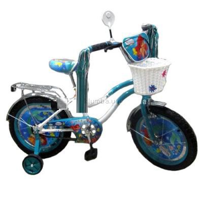 Детский велосипед Profi Trike P1664R-W, 16 дюймов Русалочка